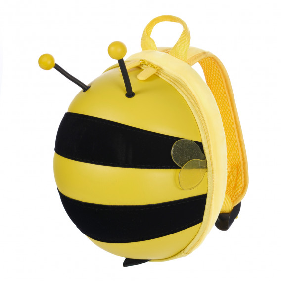 Μίνι σακίδιο σε σχήμα μέλισσας  και κίτρινο χρώμα, με ζώνη που ασφαλίζει Supercute 263810 2