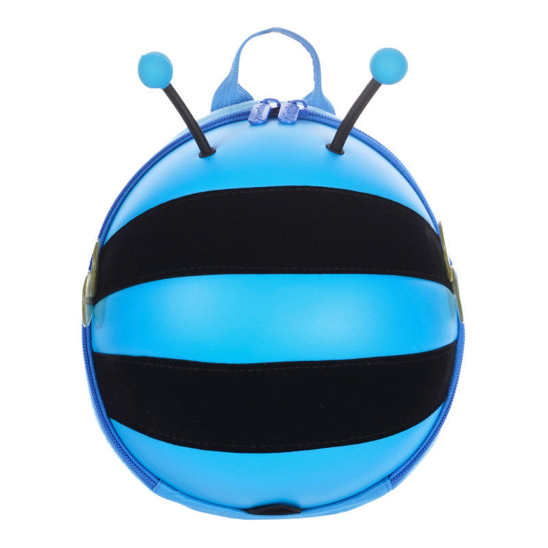 Μίνι σακίδιο με σχήμα μέλισσας και μπλε χρώμα με ζώνη που ασφαλίζει  263812