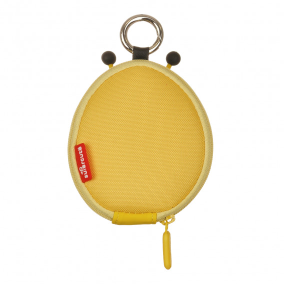Μικρή τσάντα σε κίτρινο χρώμα με διακόσμηση πασχαλίτσας Supercute 263989 4