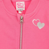 Βαμβακερή μπλούζα με καρδιές για μωρά, ροζ Chicco 264089 2