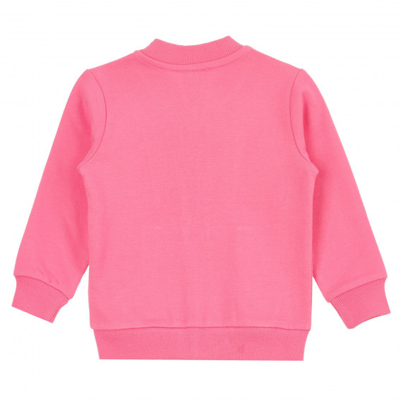 Βαμβακερή μπλούζα με καρδιές για μωρά, ροζ Chicco 264091 4