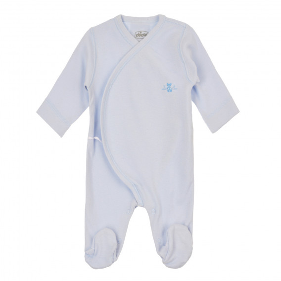 Βαμβακερό σετ δύο φόρμες για μωρό, μπλε Chicco 264248 2