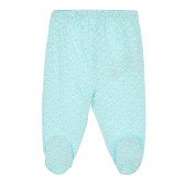 Βαμβακερές πιτζάμες με baby print, σε λευκό και μπλε χρώμα Chicco 264307 6