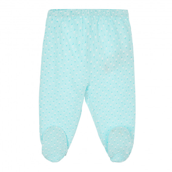 Βαμβακερές πιτζάμες με baby print, σε λευκό και μπλε χρώμα Chicco 264307 6