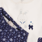 Βαμβακερό σετ μπλούζα και μποτάκια με floral print για μωρό Chicco 264372 3