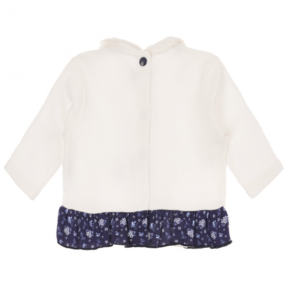 Βαμβακερό σετ μπλούζα και μποτάκια με floral print για μωρό Chicco 264374 5