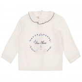 Σετ μπλούζα και μποτάκια για μωρό σε λευκό και μπλε χρώμα Chicco 264459 2
