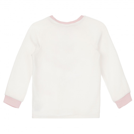Πιτζάμες εκτύπωσης σκαντζόχοιρου σε λευκό και ροζ χρώμα Chicco 264509 5