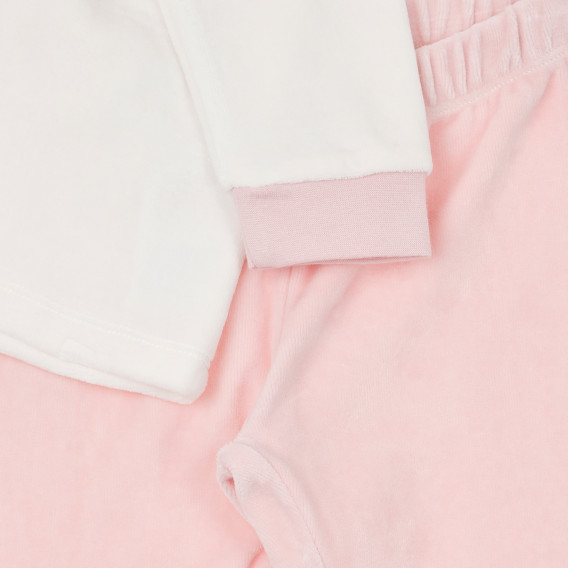 Πιτζάμες εκτύπωσης σκαντζόχοιρου σε λευκό και ροζ χρώμα Chicco 264510 4