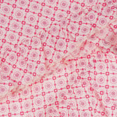 Βαμβακερή μπλούζα με τυπωμένο σχέδιο, ροζ Benetton 265278 3