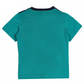 Μπλουζάκι με την επιγραφή Break και σκούρο μπλε προφορά, πράσινο Benetton 265515 4