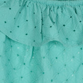 Βαμβακερή μπλούζα, πράσινο Benetton 265543 2