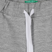 Παντελόνι με λευκές πινελιές, γκρι Benetton 265703 2