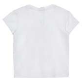 Βαμβακερό μπλουζάκι I LOVE DADDY για μωρό, λευκό Chicco 266354 4