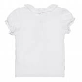 Βαμβακερό μπλουζάκι για μωρό, λευκό Chicco 266370 4