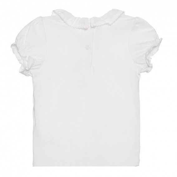 Βαμβακερό μπλουζάκι για μωρό, λευκό Chicco 266370 4
