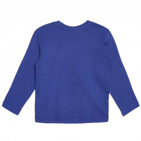 Βαμβακερή μπλούζα με κροκόδειλο, μπλε Chicco 266382 4