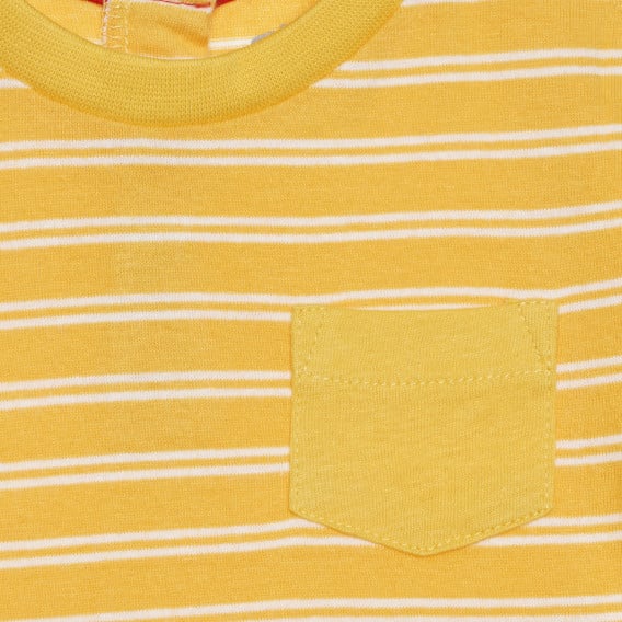Βαμβακερή ριγέ μπλούζα για μωρό Chicco 266415 2
