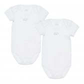 Βαμβακερό σετ από δύο φορμάκια για μωρά, σε λευκό Chicco 266457 