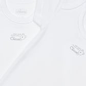 Βαμβακερό σετ από δύο φορμάκια για μωρά, σε λευκό Chicco 266460 3