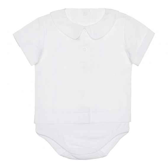 Βαμβακερό πουκάμισο φορμάκι για μωρό, λευκό Chicco 266827 