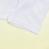 Βαμβακερό μπλουζάκι HAWAII SURFS σε λευκό και πράσινο χρώμα Chicco 266847 3