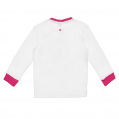 Βαμβακερές πιτζάμες WAKE UP για μωρό σε λευκό και ροζ χρώμα Chicco 266932 5