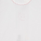 Βαμβακερό πουκάμισο σε λευκό και ροζ χρώμα Chicco 266946 2