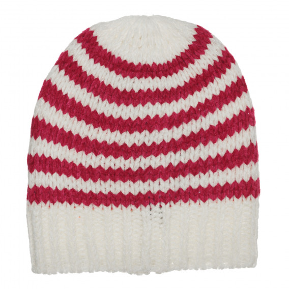 Ριγέ μωρό καπέλο σε λευκό και ροζ χρώμα Chicco 266987 