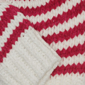 Ριγέ μωρό καπέλο σε λευκό και ροζ χρώμα Chicco 266988 2