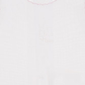 Βαμβακερό τοπ σε λευκό και ροζ χρώμα Chicco 267033 2