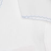Βαμβακερό τοπ σε λευκό και μπλε χρώμα Chicco 267039 3