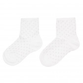 Βαμβακερό σετ από δύο ζευγάρια κάλτσες με λαμπερά νήματα Chicco 267049 2