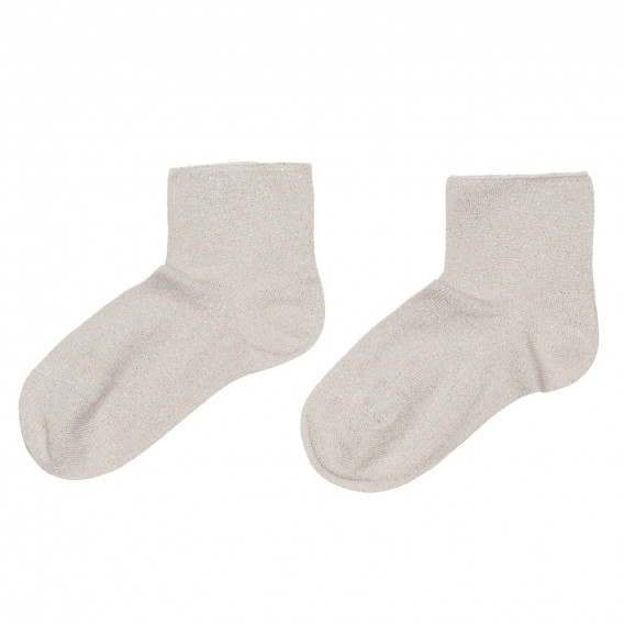 Βαμβακερό σετ από δύο ζευγάρια κάλτσες με λαμπερά νήματα Chicco 267050 4