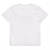 Βαμβακερό μπλουζάκι RIDE, λευκό Chicco 267120 4