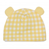 Βρεφικό καπέλο σε λευκό και κίτρινο χρώμα Chicco 267184 3