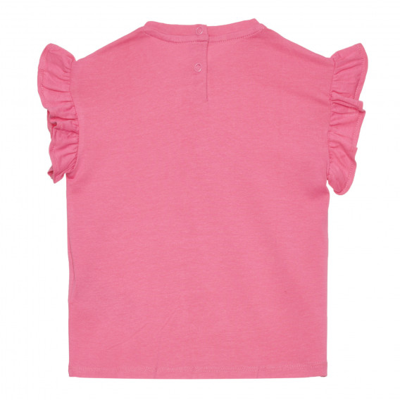 BELIEVE βαμβακερό μπλουζάκι για μωρό, ροζ Chicco 267210 4