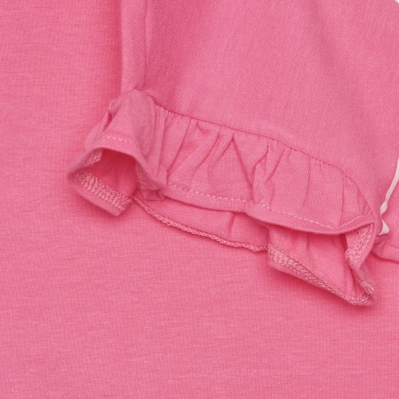 BELIEVE βαμβακερό μπλουζάκι για μωρό, ροζ Chicco 267211 3