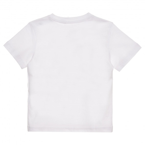 Βαμβακερό μπλουζάκι YES BRO για μωρό, λευκό Chicco 267222 4