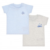 Βαμβακερό σετ από δύο μπλουζάκια TAXI για μωρά Chicco 267298 
