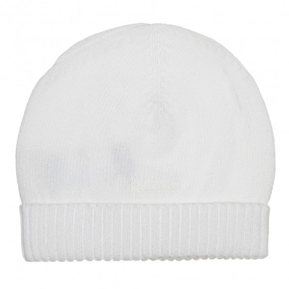 Βαμβακερό παιδικό καπέλο, λευκό Chicco 267327 
