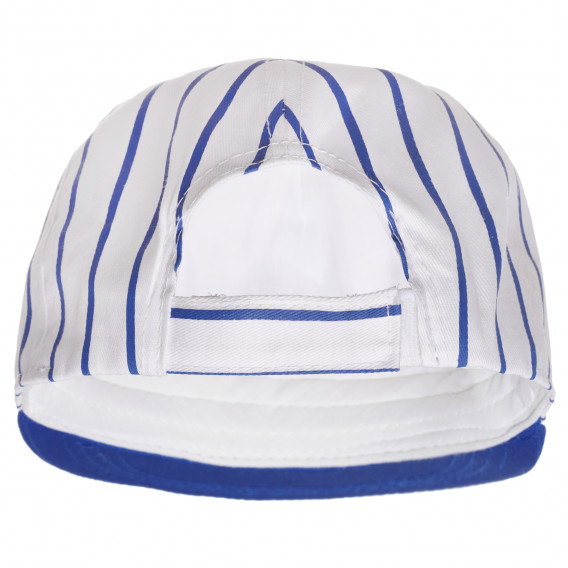 Βρεφικό καπέλο με γείσο σε λευκό και μπλε χρώμα Chicco 267373 3