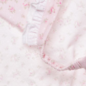 Μαντήλι βαμβακερό κεφάλι για μωρό με floral print Chicco 267416 2