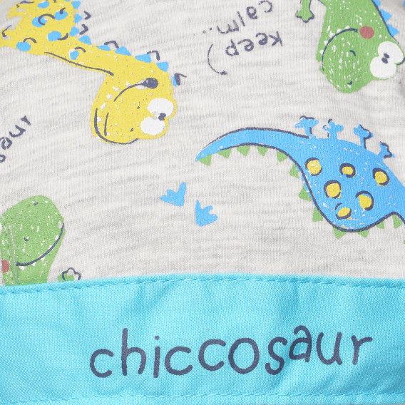 Πετσέτα κεφαλιού μωρού με δεινόσαυρο Chicco 267419 2