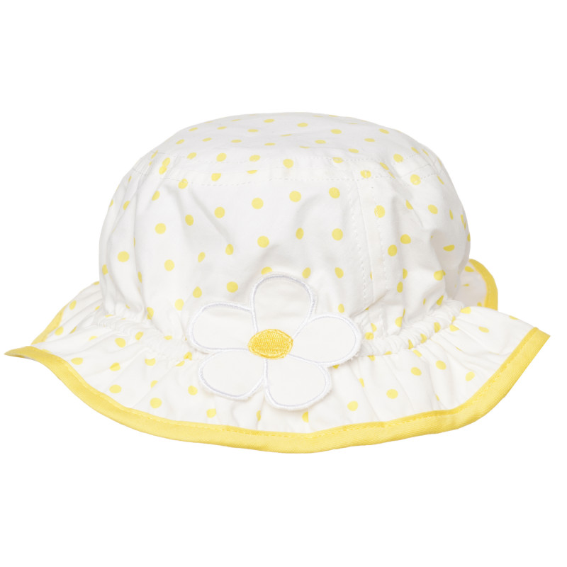 Βρεφικό καπέλο με κίτρινες κουκίδες  267437