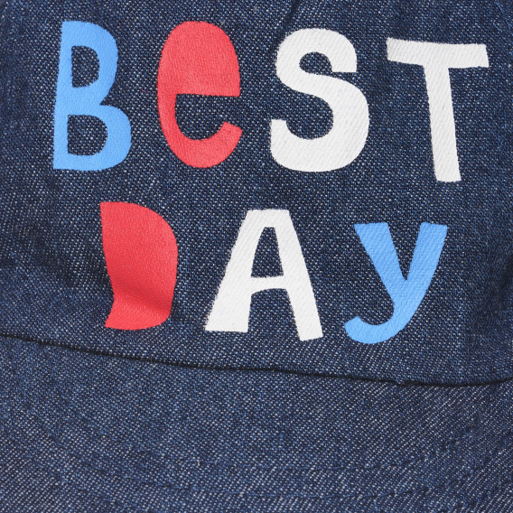 Βαμβακερό καπέλο με γείσο "best day" Chicco 267554 2