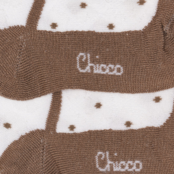Βαμβακερές κάλτσες με τελείες για το μωρό Chicco 267807 2