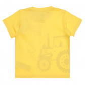 Βαμβακερό μπλουζάκι LITTLE BOY για μωρό, κίτρινο Chicco 267844 4
