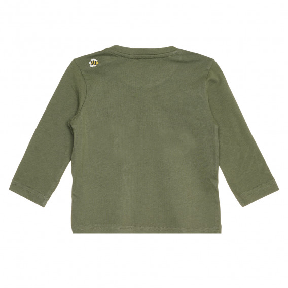 Βαμβακερό μπλουζάκι SKYLINE για μωρό, πράσινο Chicco 267848 4
