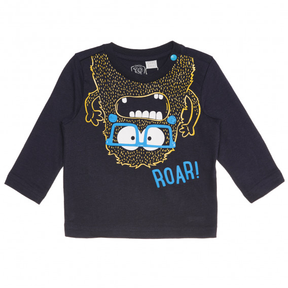 Βαμβακερή μπλούζα ROAR για μωρό, μπλε Chicco 267857 